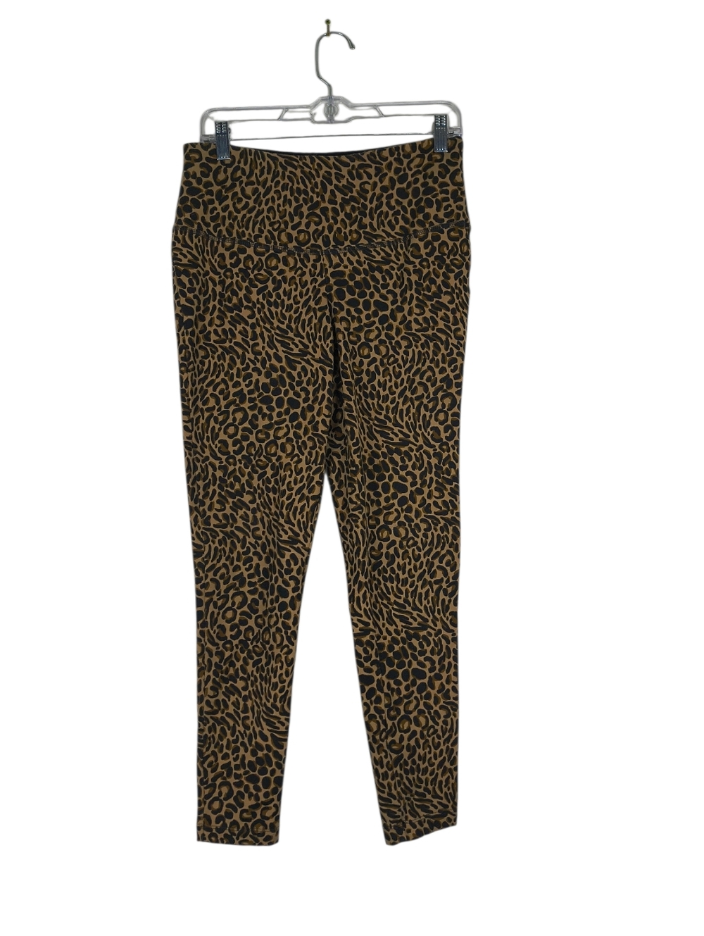 Chicos Zenergy Legging Womens 8/10 So Slimming Cheetah Print Animal Print Active